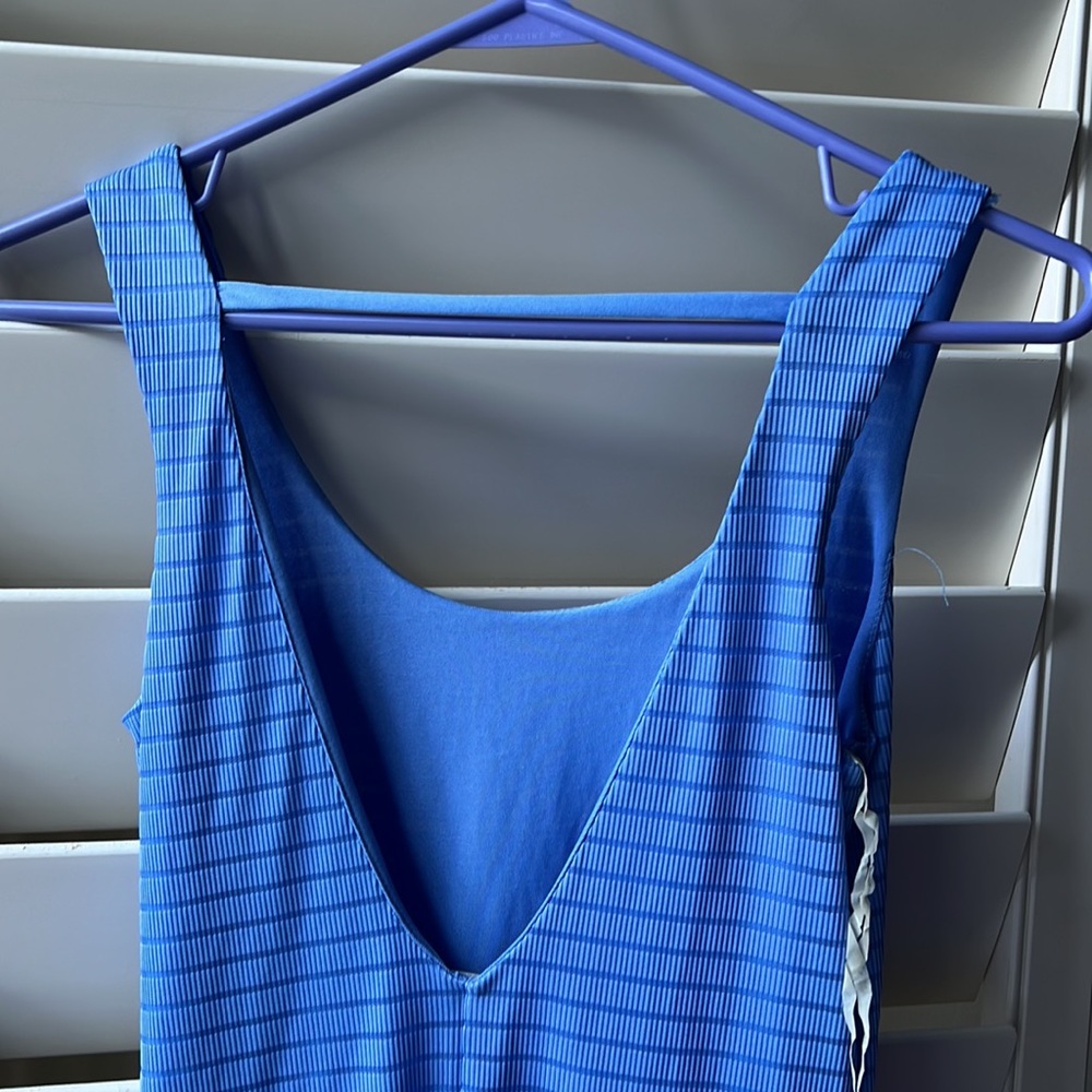 Periwinkle High-Low Deep Back Sundress - Picture 4 of 7